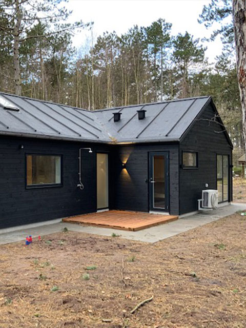 Sauna med udgang til skoven på Rømø