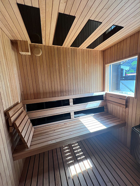 Smuk Finsk og IR- sauna på Færøerne