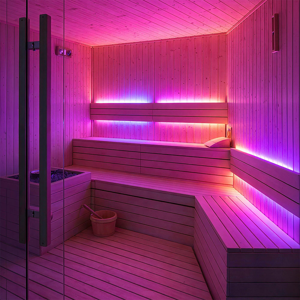 SLC LED RGBW Strip Sauna IP67 Komplet - Billede 6
